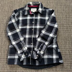 Orvis Black and White Plaid Utility Jacket